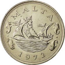 Malta, 10 Cents, 1972, British Royal Mint, UNC, Rame-nichel, KM:11