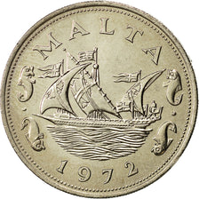 Malta, 10 Cents, 1972, British Royal Mint, UNC, Cobre - níquel, KM:11