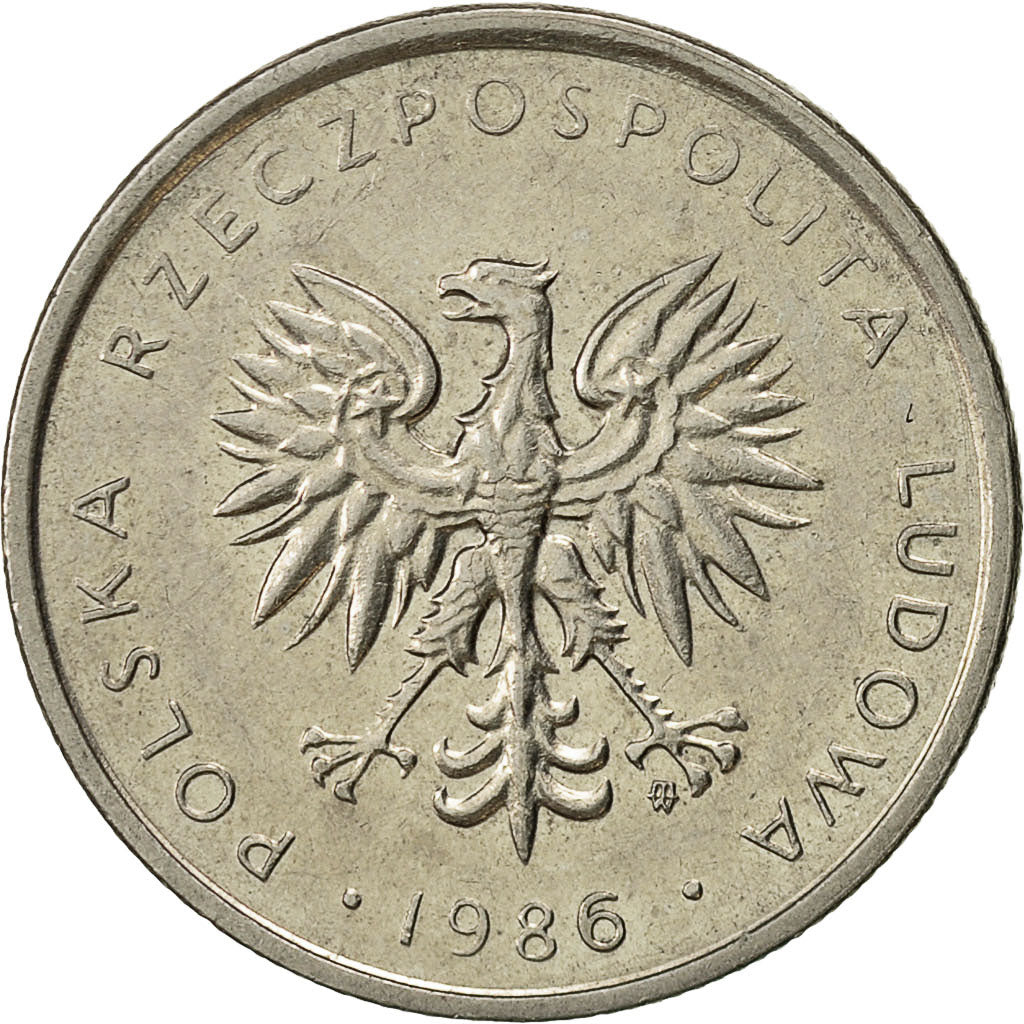 Pologne, 10 Zlotych, 1986, Warsaw, TTB+, Copper-nickel, KM:152.1