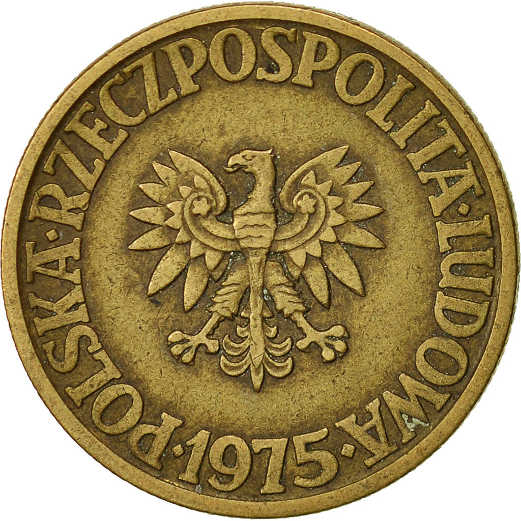 Polonia, 5 Zlotych, 1975, Warsaw, BB, Ottone, KM:81.1