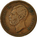 Serbia, Obrenovich Michael III, 10 Para, 1868, EF(40-45), Bronze, KM:3