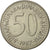 Moneta, Jugosławia, 50 Dinara, 1987, EF(40-45), Miedź-Nikiel-Cynk, KM:113