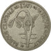 West African States, 100 Francs, 1968, VF(20-25), Nickel, KM:4