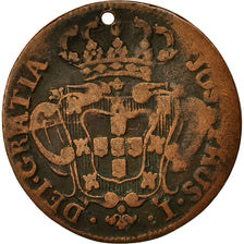 Portugal, Jose I, 10 Reis, X; 1/2 Vinten, 1764, SGE+, Kupfer, KM:243.2