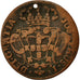 Portugal, Jose I, 10 Reis, X; 1/2 Vinten, 1764, B+, Cuivre, KM:243.2
