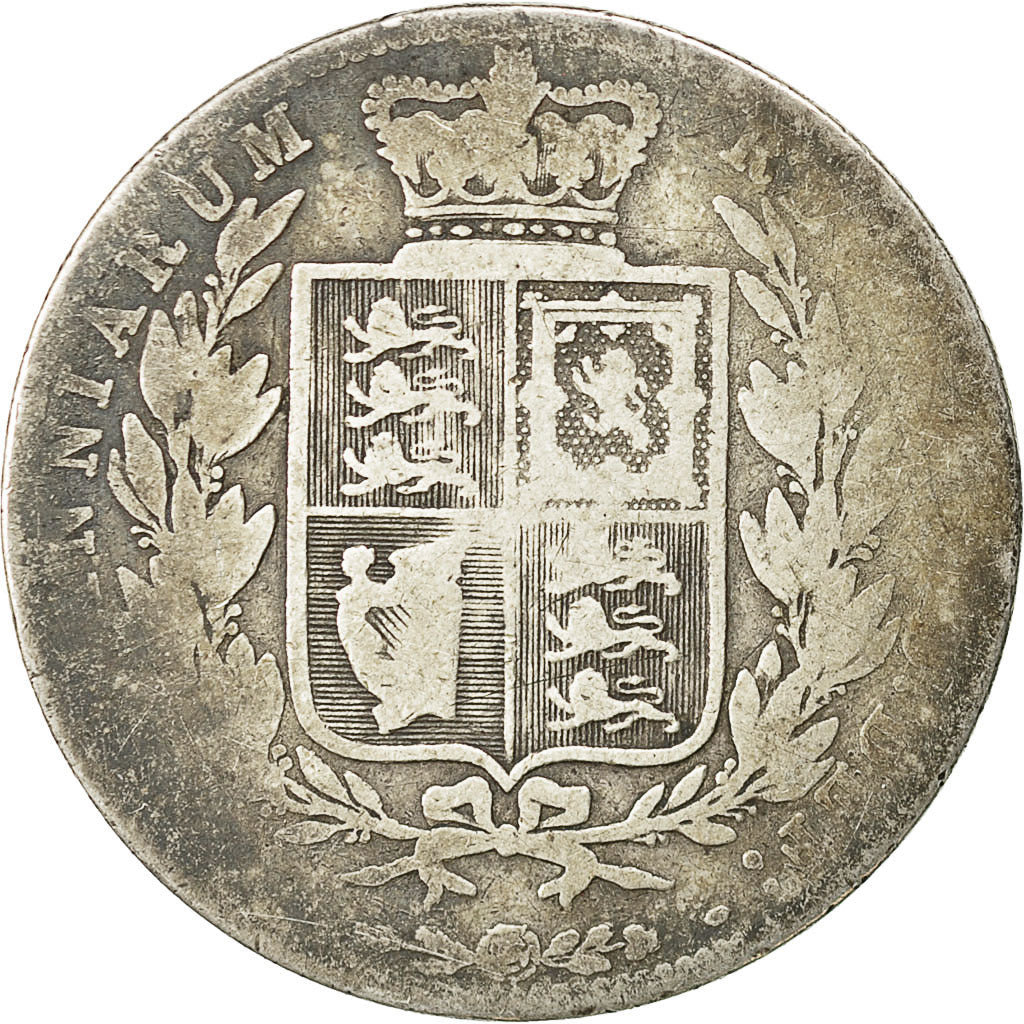Münze, Großbritannien, Victoria, 1/2 Crown, 1874, SGE+, Silber, KM:756