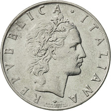 Italy, 50 Lire, 1967, Rome, AU(50-53), Stainless Steel, KM:95.1