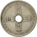 Moneta, Norwegia, Haakon VII, Krone, 1949, EF(40-45), Miedź-Nikiel, KM:385