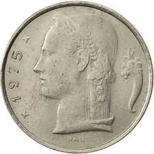Belgium, 5 Francs, 5 Frank, 1975, AU(50-53), Copper-nickel, KM:135.1