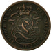Belgium, Leopold II, Centime, 1882, VF(30-35), Copper, KM:33.1
