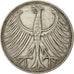 GERMANY - FEDERAL REPUBLIC, 5 Mark, 1951, Karlsruhe, EF(40-45), Silver, KM:112.1