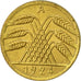 GERMANY, WEIMAR REPUBLIC, 5 Rentenpfennig, 1924, Berlin, AU(50-53)