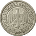 Deutschland, Weimarer Republik, 50 Reichspfennig, 1927, Berlin, SS+, Nickel