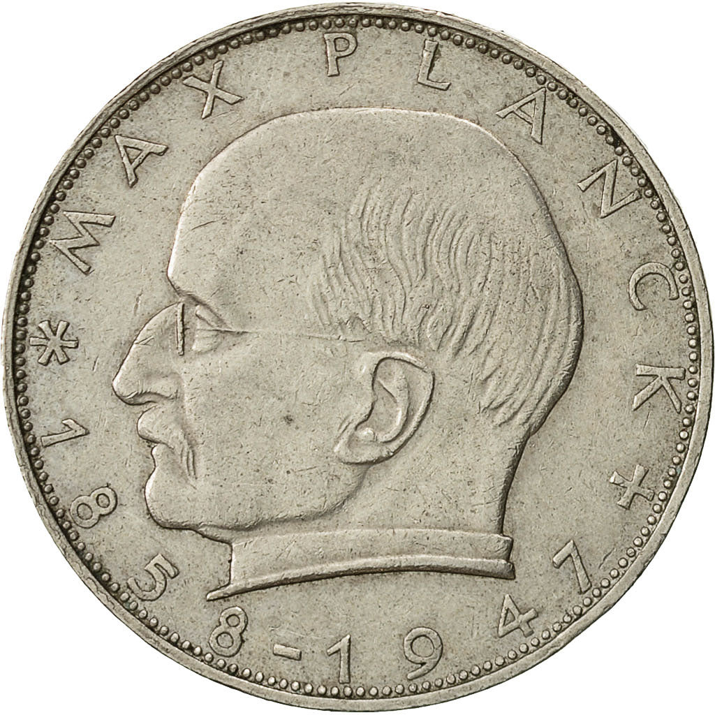 République fédérale allemande, 2 Mark, 1963, Hambourg, TTB, Copper-nickel