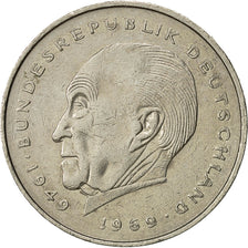GERMANY - FEDERAL REPUBLIC, 2 Mark, 1980, Stuttgart, EF(40-45), Copper-Nickel