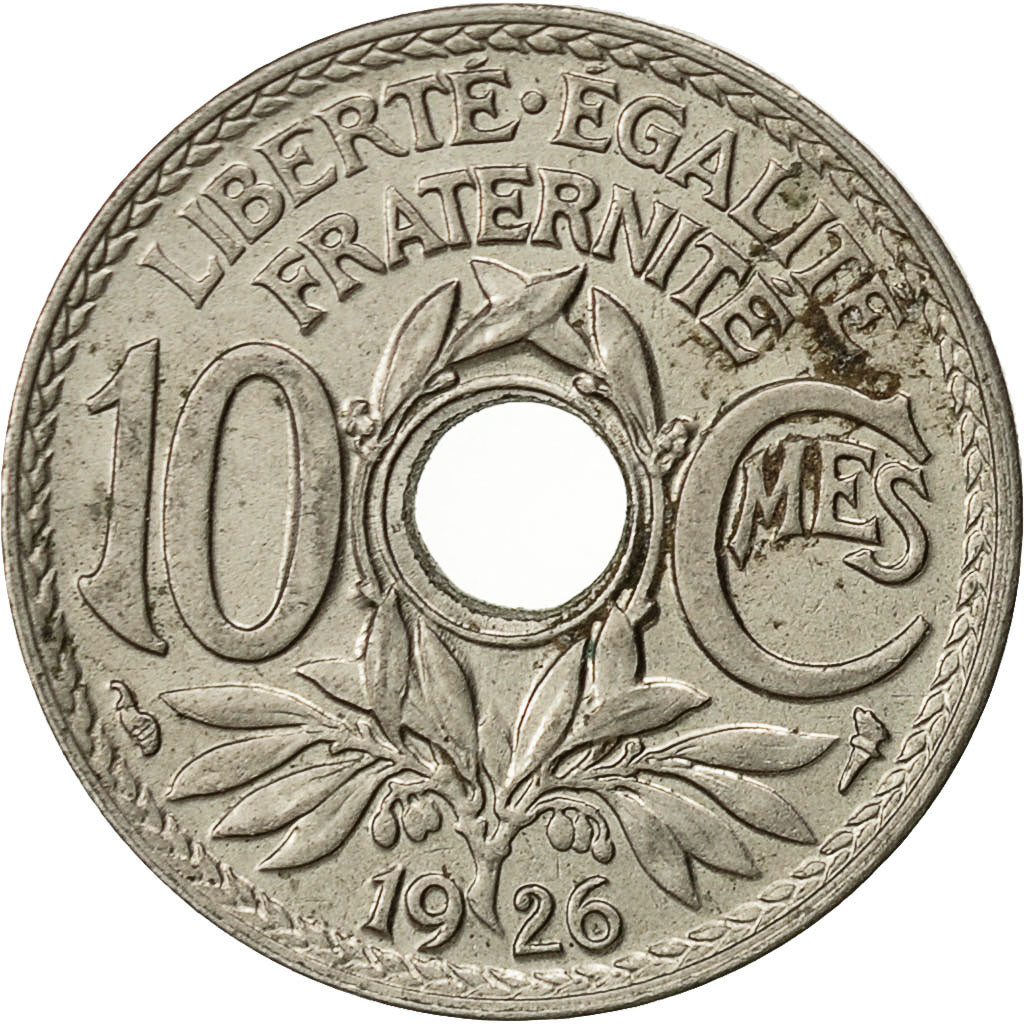 France, Lindauer, 10 Centimes, 1926, Paris, TB+, Copper-nickel, KM:866a