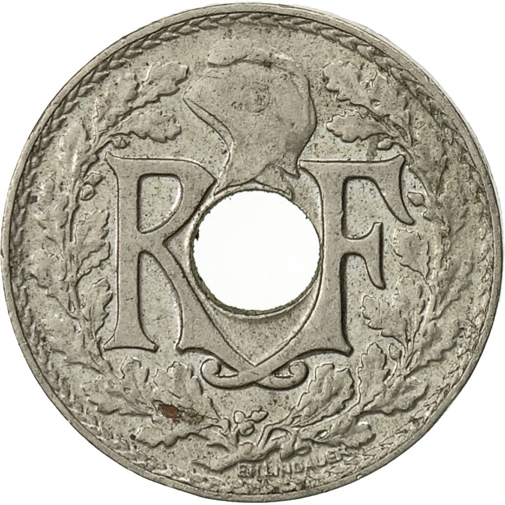 France, Lindauer, 5 Centimes, 1937, Paris, VF(30-35), Copper-nickel, KM:875