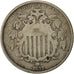 Estados Unidos, Shield Nickel, 5 Cents, 1867, U.S. Mint, Philadelphia, BC+