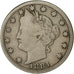 Estados Unidos, Liberty Nickel, 5 Cents, 1884, U.S. Mint, Philadelphia, BC+