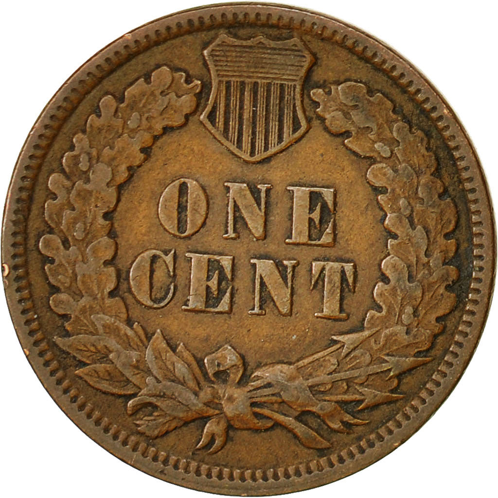United States, Indian Head Cent, Cent, 1887, U.S. Mint, Philadelphia, AU(50-53)