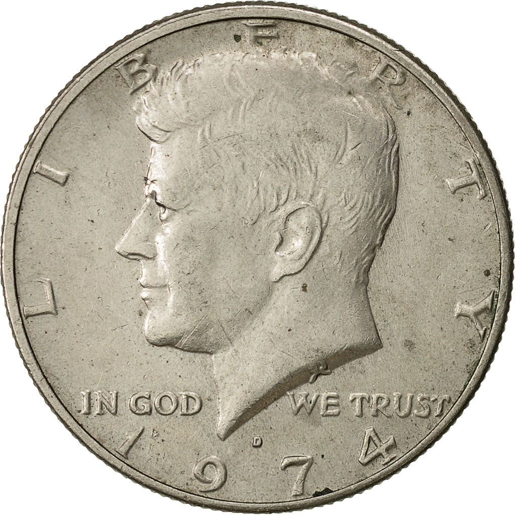 United States, Kennedy Half Dollar, Half Dollar, 1974, U.S. Mint, Philadelphia