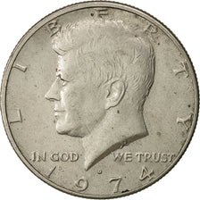 United States, Kennedy Half Dollar, Half Dollar, 1974, U.S. Mint, Philadelphia