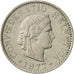 Suiza, 5 Rappen, 1977, Bern, MBC, Cobre - níquel, KM:26