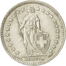 Switzerland, Franc, 1957, Bern, AU(50-53), Silver, KM:24