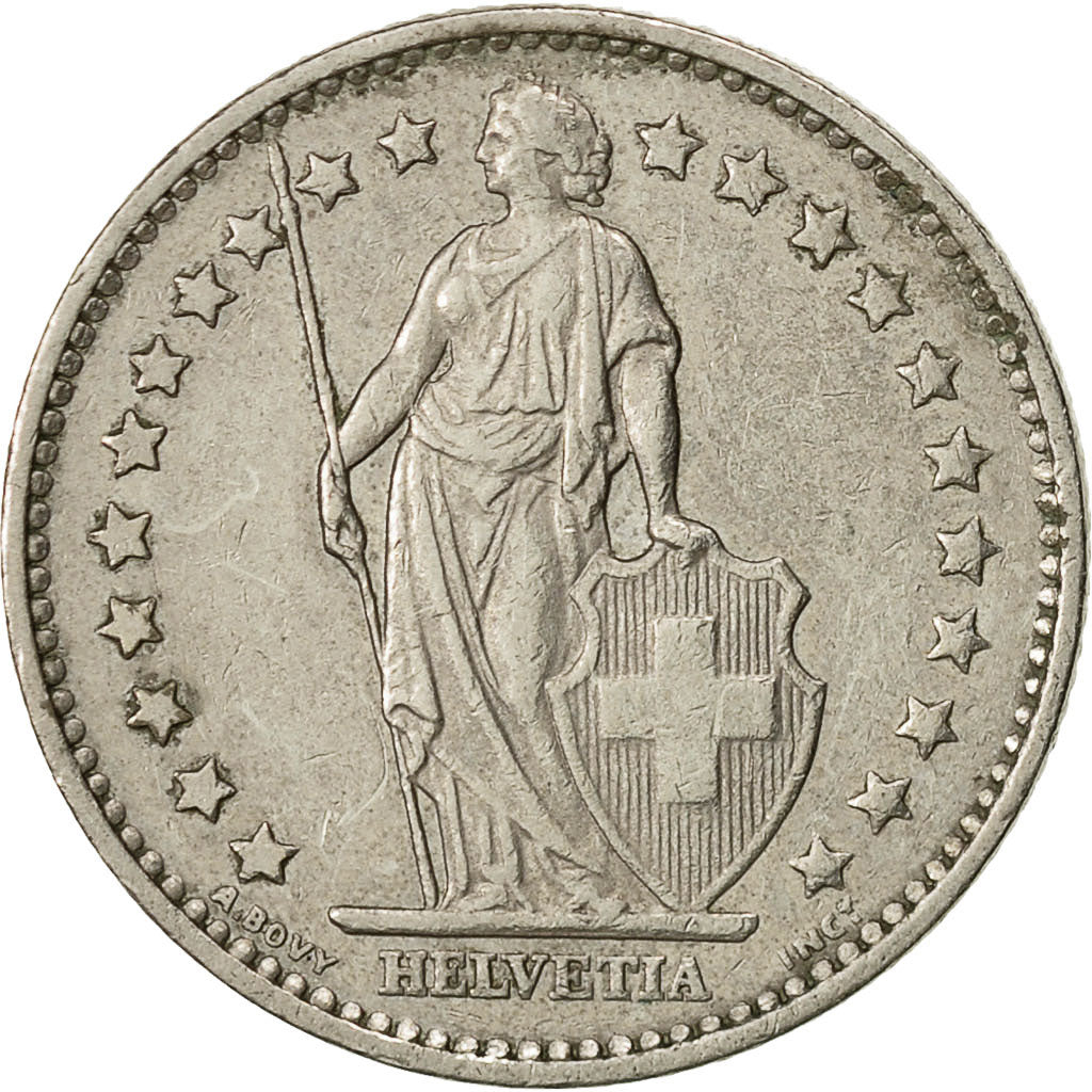 Suiza, Franc, 1981, Bern, MBC, Cobre - níquel, KM:24a.1