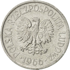 Poland, 20 Groszy, 1966, Warsaw, EF(40-45), Aluminum, KM:A47