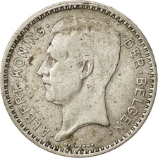 Belgium, 20 Francs, 20 Frank, 1934, VF(30-35), Silver, KM:104.1