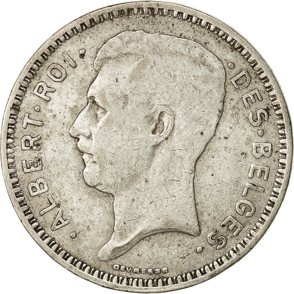 Belgium, 20 Francs, 20 Frank, 1934, EF(40-45), Silver, KM:103.1