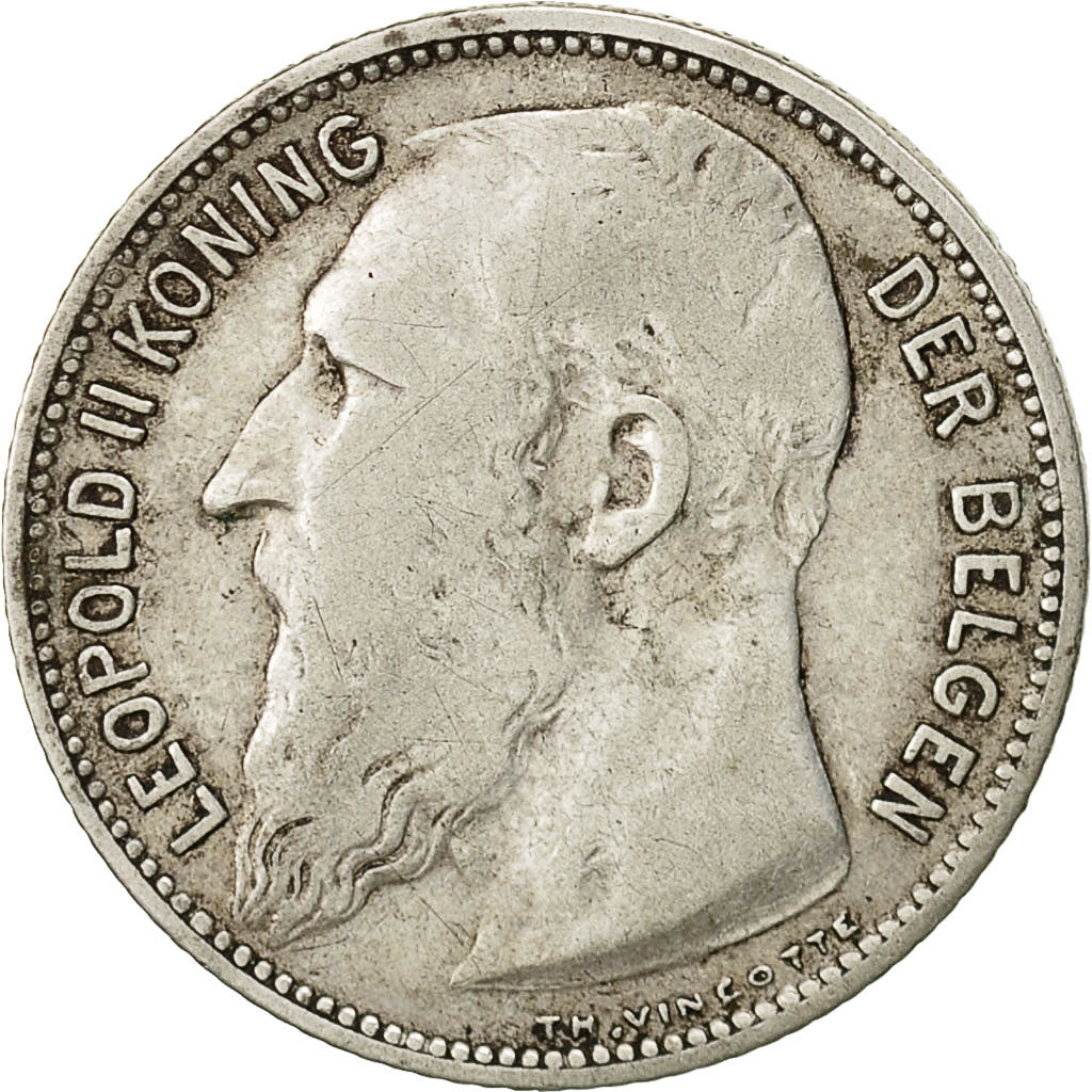 Belgien, Franc, 1904, SS, Silber, KM:57.1