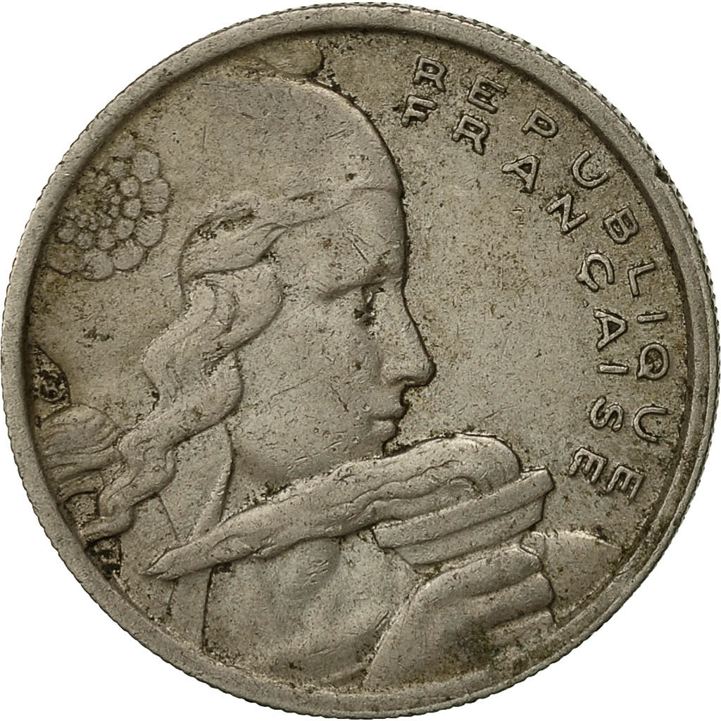 France, Cochet, 100 Francs, 1955, Paris, VF(30-35), Copper-nickel, KM:919.1