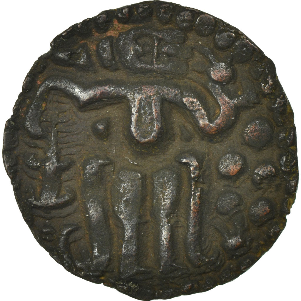 Coin, Ceylon, Octopus Man, AU(55-58), Bronze