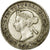 Coin, Ceylon, Victoria, 10 Cents, 1892, EF(40-45), Silver, KM:94