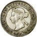 Monnaie, Ceylon, Victoria, 10 Cents, 1892, TTB, Argent, KM:94