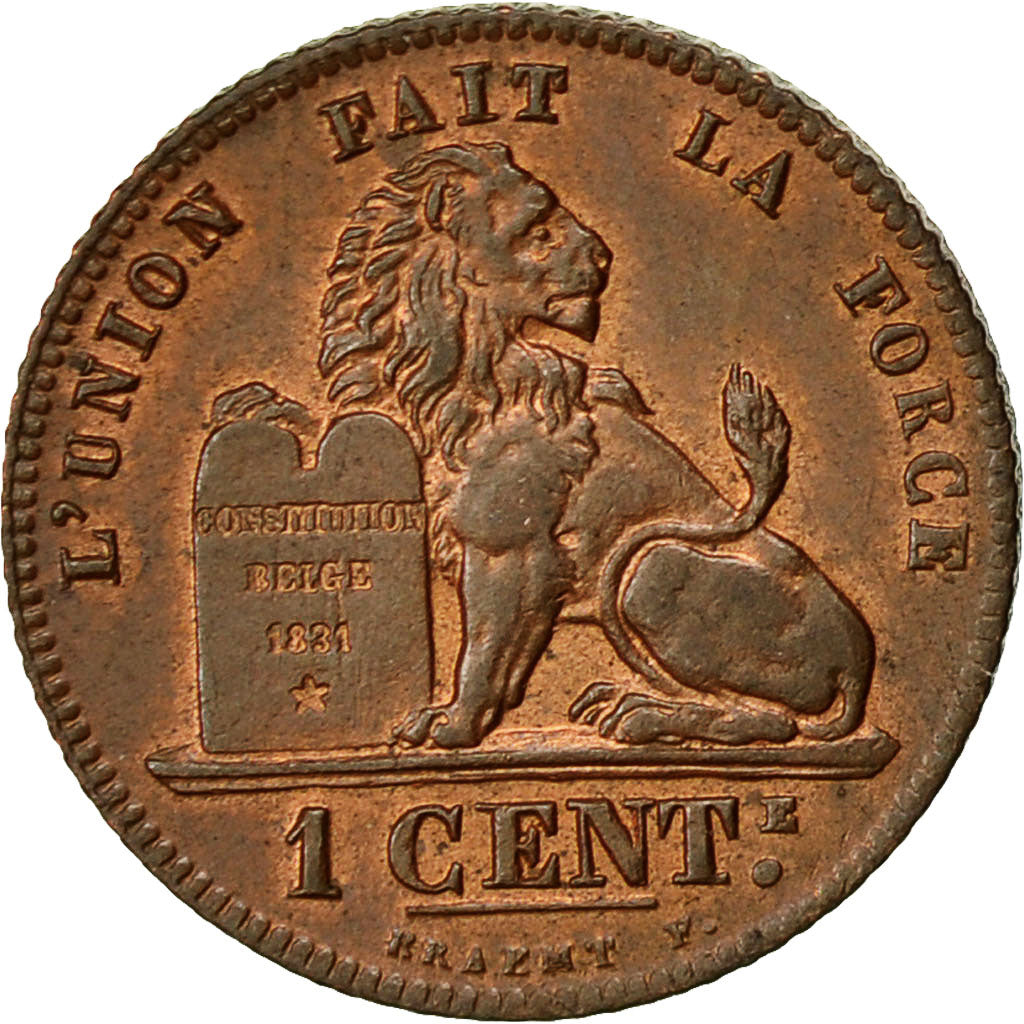 Coin, Belgium, Centime, 1912, AU(55-58), Copper, KM:76