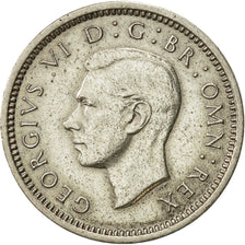 Great Britain, George VI, 3 Pence, 1938, AU(50-53), Silver, KM:848