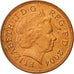 Great Britain, Elizabeth II, 2 Pence, 2004, EF(40-45), Copper Plated Steel