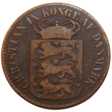 DANISH WEST INDIES, Cent, 1878, KM #68, VF(30-35), Bronze, 4.60
