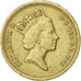 Great Britain, Elizabeth II, Pound, 1992, EF(40-45), Nickel-brass, KM:948