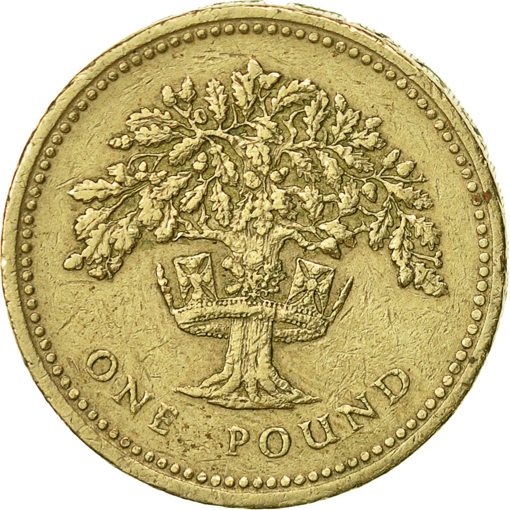 Great Britain, Elizabeth II, Pound, 1992, EF(40-45), Nickel-brass, KM:948