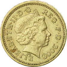 Great Britain, Elizabeth II, Pound, 2002, British Royal Mint, VF(30-35)
