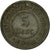 Monnaie, Belgique, 5 Centimes, 1916, TB, Zinc, KM:80