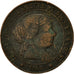 Spain, Isabel II, 5 Centimos, 1868, Madrid, VG(8-10), Copper, KM:635.1