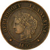 France, Cérès, 2 Centimes, 1897, Paris, EF(40-45), Bronze, KM:827.1
