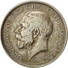 Great Britain, George V, 1/2 Crown, 1915, VF(30-35), Silver, KM:818.1
