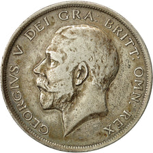 Grande-Bretagne, George V, 1/2 Crown, 1915, TB+, Argent, KM:818.1
