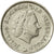 Netherlands, Juliana, 10 Cents, 1973, EF(40-45), Nickel, KM:182